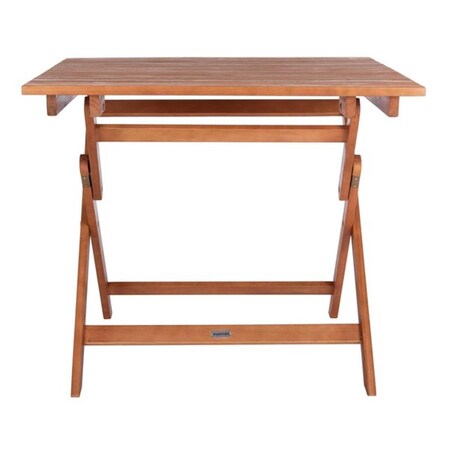 Safavieh 35.4 x 35.4 x 29.5 in. Kresler Folding Table, Natural PAT7058A